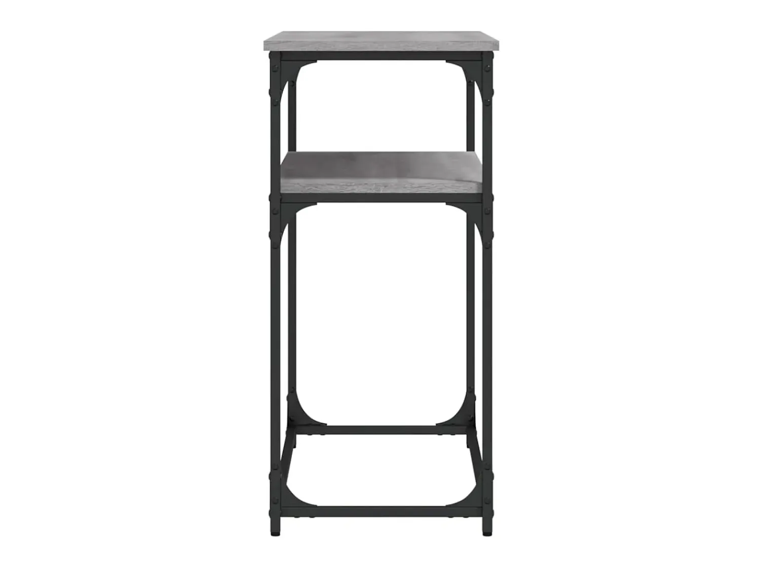 Consola* Mesa consola 100x35,5x75cm derivados de madeira sonoma PT723492 Cinzento