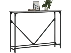 Mesa consola 102x22,5x75cm derivados de madeira sonoma PT640523^ Consola
