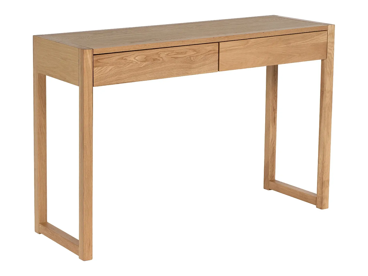 Consola*Vente-unique Mesa console com 2 gavetas em cor natural - NELIZAR Natural claro