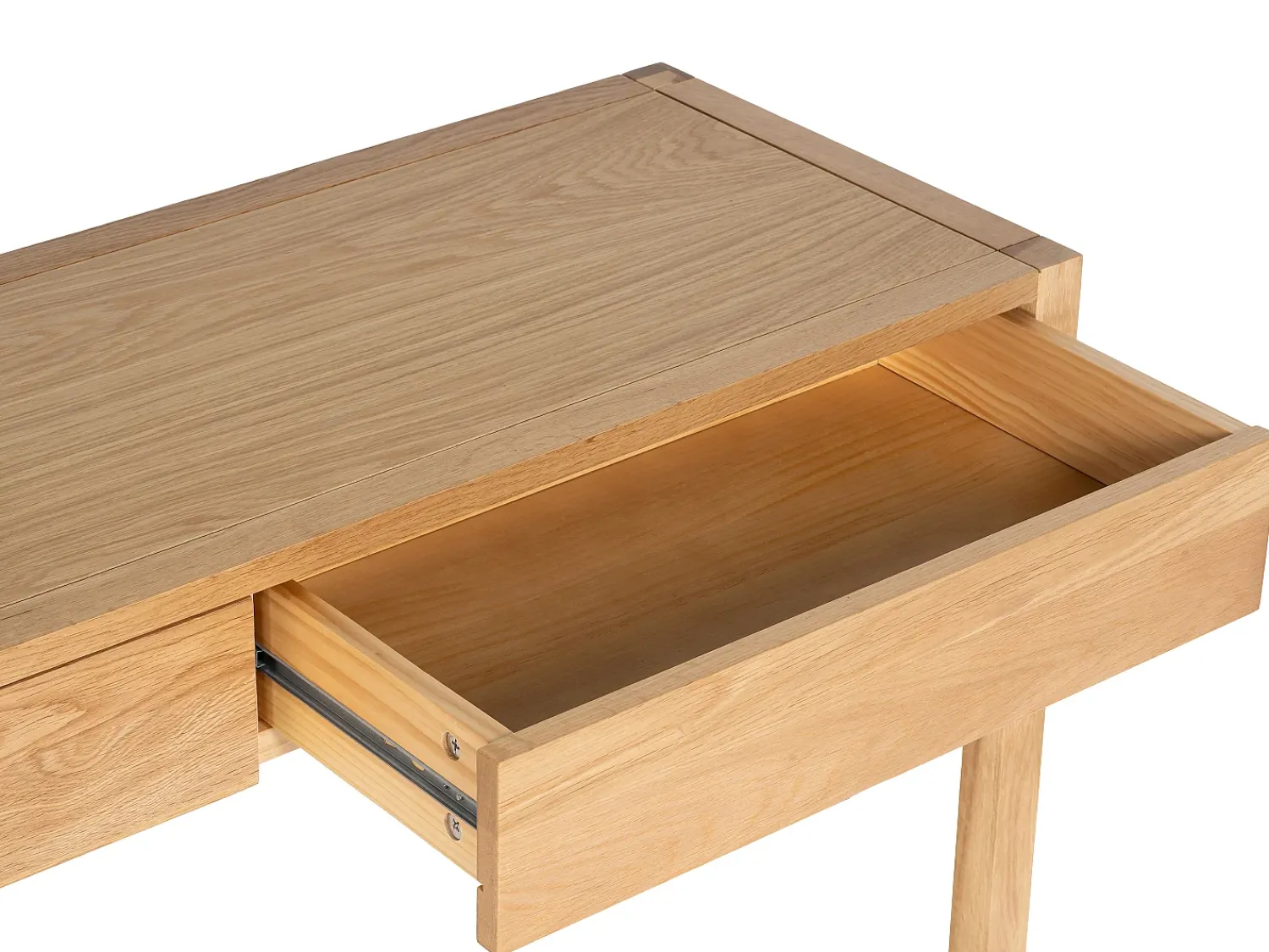Consola*Vente-unique Mesa console com 2 gavetas em cor natural - NELIZAR Natural claro