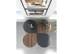 Mesa De Apoio*Herdasa Mesa de apoio - A62cm x L46cm x P55cm nogueira -Trébol Castanho