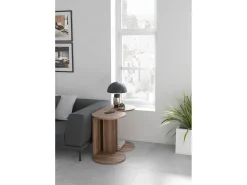 Mesa De Apoio*Herdasa Mesa de apoio - A62cm x L46cm x P55cm nogueira -Trébol Castanho