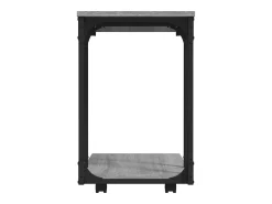 vidaxl Mesa de apoio c/ rodas derivados de madeira sonoma^ Mesa De Apoio