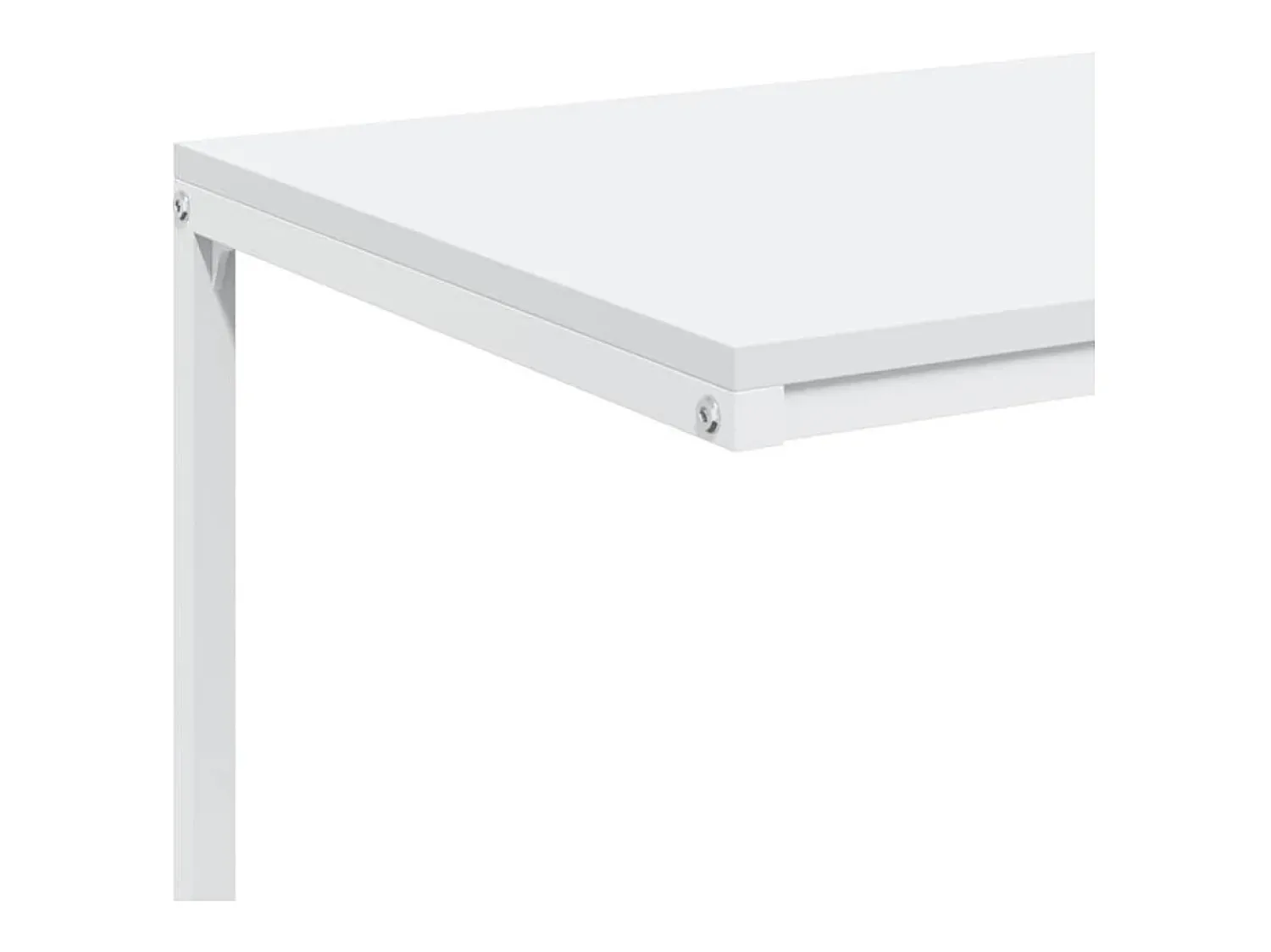 Mesa De Apoio*vidaxl Mesa de apoio c/ rodas 55x35x70 cm derivados de madeira branca Branco