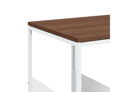 Online vidaxl Mesa de apoio c/ rodas 55x36x63,5cm derivados de madeira Branco