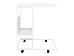 Mesa De Apoio* Mesa de apoio c/ rodas 55x36x63,5cm derivados de madeira PT428296 Branco