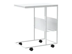 Mesa De Apoio|vidaxl Mesa de apoio c/ rodas 55x36x63,5cm derivados de madeira Branco