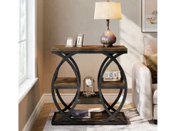 Tribesigns Mesa de apoio com 4 andares, mesa de cabeceira estreita de 60 cm com armazenamento para sala, quarto de dormir, entrada^ Mesa De Apoio