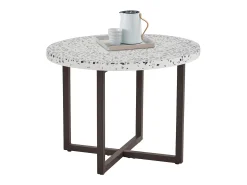 Mesa De Apoio|Loft24 Mesa de apoio com 2 gavetas em MDF verde-esmeralda Branco