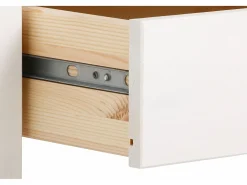 Mesa De Centro*Loft24 Mesa de apoio com 1 gaveta em MDF lavanda Branco
