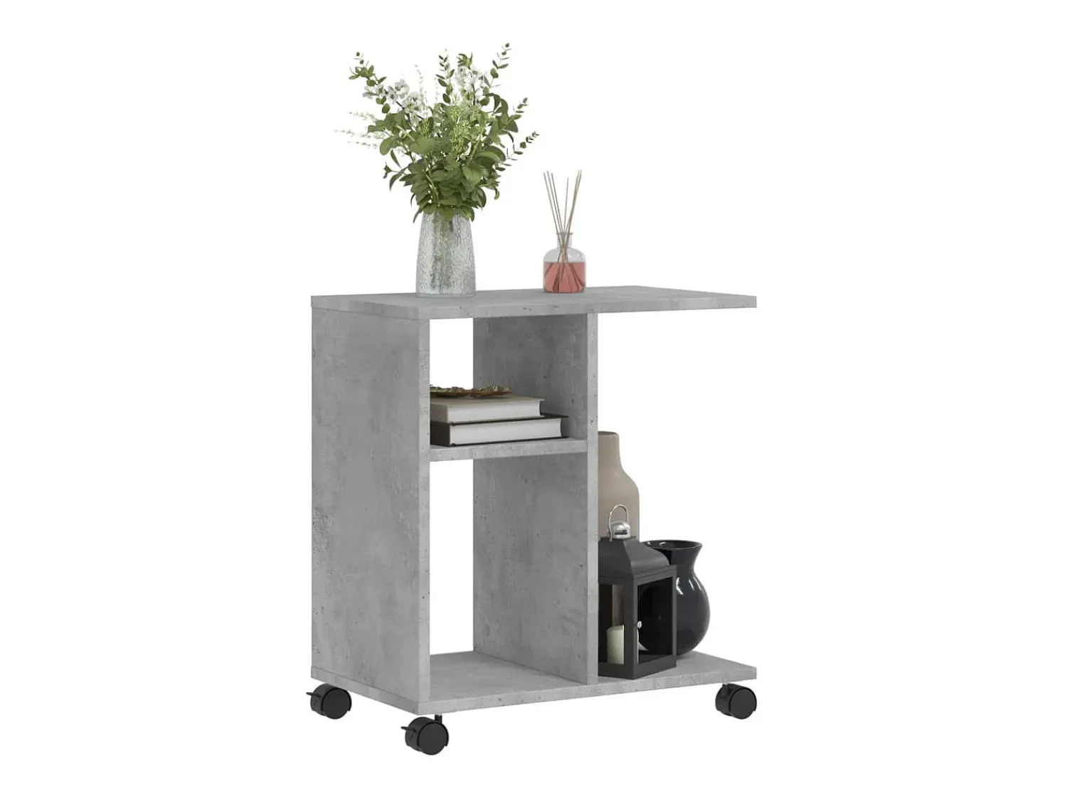 Mesa de apoio com rodas derivados de madeira cimento PT649958^ Mesa De Apoio