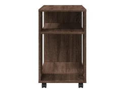 Mesa De Apoio|vidaxl Mesa de apoio com rodas derivados de madeira carvalho castanho Natural claro