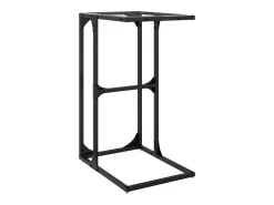 Mesa De Apoio|vidaxl Mesa de apoio com vidro 40x30x61,5 cm aço Transparente