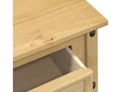 Mesa De Apoio|vidaxl Mesa de apoio Corona 50x50x50 cm madeira de pinho maciça Natural claro