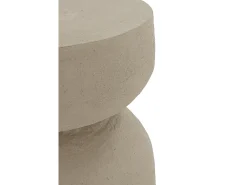 Mesa de apoio de cimento de poliresina cor de areia^ Mesa De Apoio