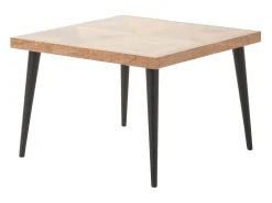 Loft24 Mesa de apoio em aglomerado laminado branco Cinzento