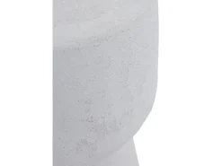 Mesa De Apoio* Mesa de apoio em cimento poliresina cor de areia Branco