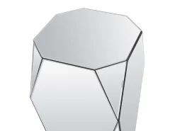 Vente-unique Mesa de apoio em MDF, espelho e aço inoxidável - Cor: - SIGRID de Pascal Morabito^ Mesa De Apoio