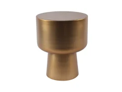 Best Vente-unique Mesa de apoio em metal - Dourada - FALENY Dourado