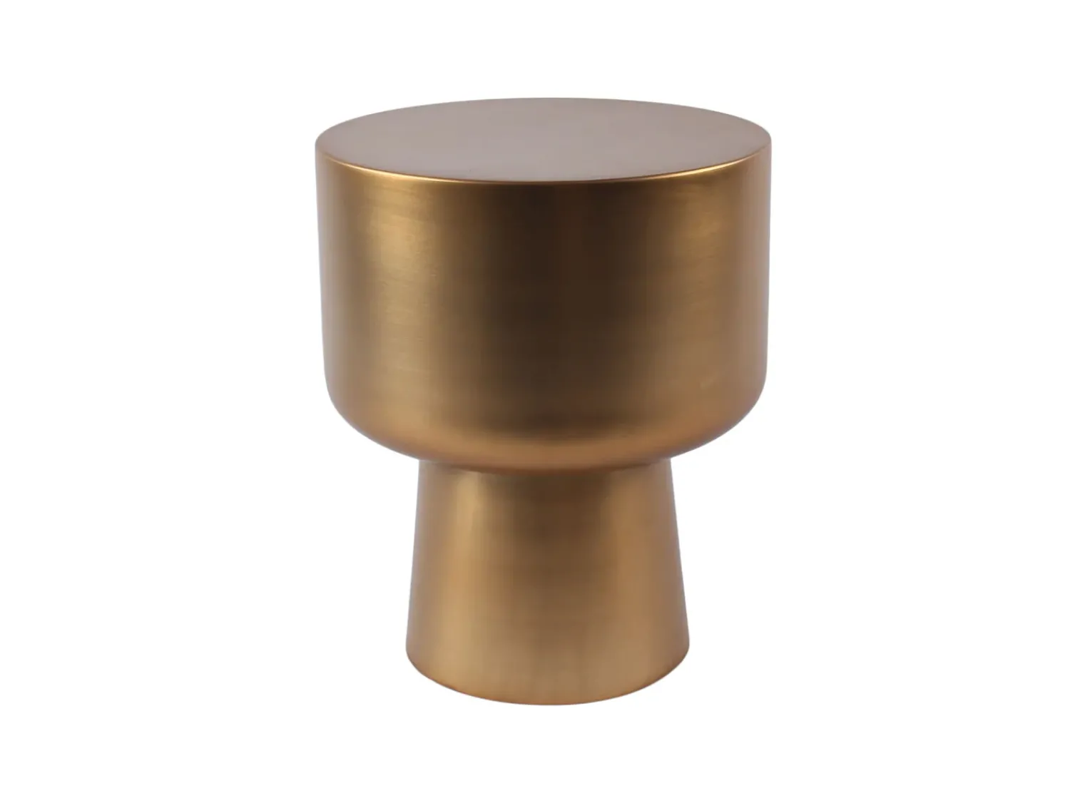 Best Vente-unique Mesa de apoio em metal - Dourada - FALENY Dourado