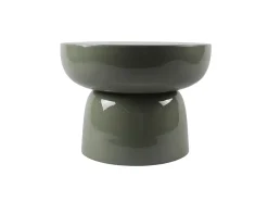 Mesa De Apoio|Vente-unique Mesa de apoio em metal - Verde militar brilhante - LIRENA Caqui