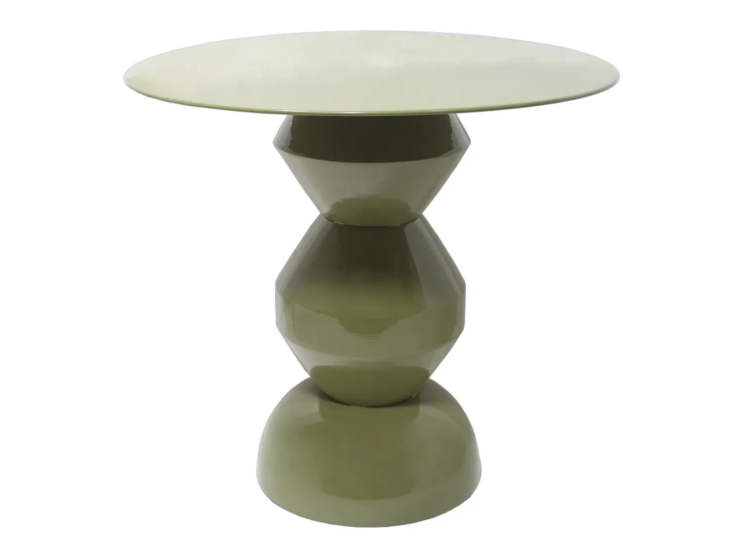 Vente-unique Mesa de apoio em metal de cor verde - SUPITA^ Mesa De Apoio