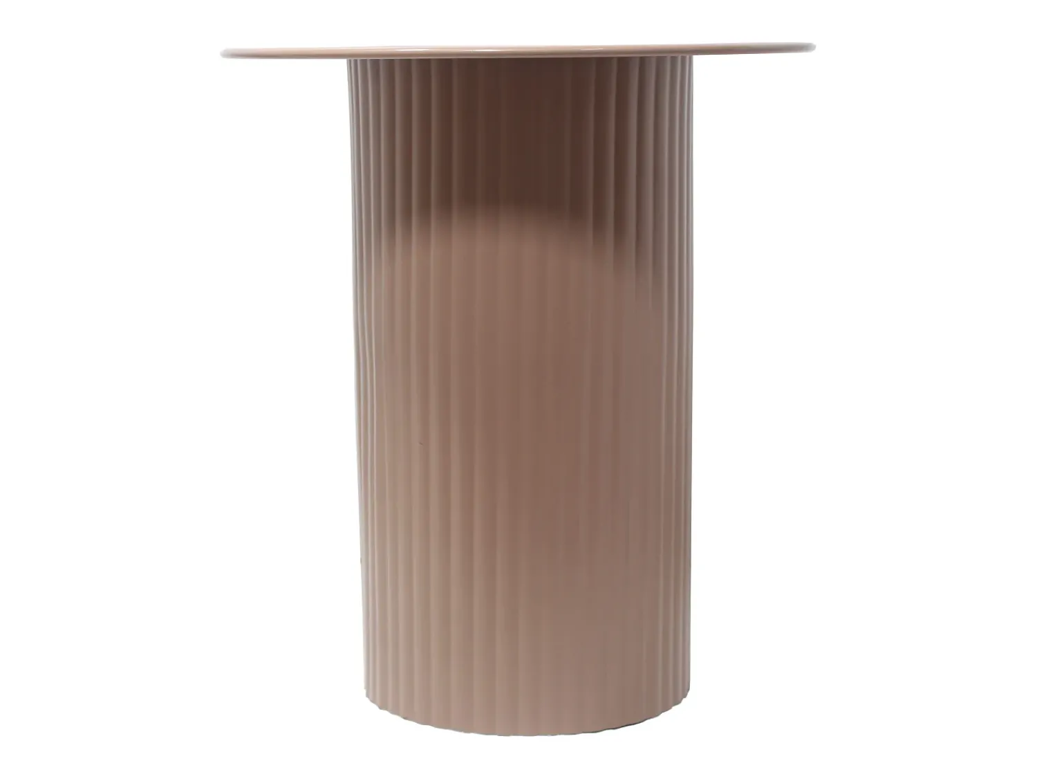 Mesa De Apoio*Vente-unique Mesa de apoio em metal de cor - SUADA Bege