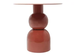 Mesa De Apoio*Vente-unique Mesa de apoio em metal de cor - JASMIA Terracota