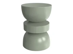 Mesa De Apoio*Vente-unique Mesa de apoio em metal estilo design cor verde - TUVAMI Caqui / Verde