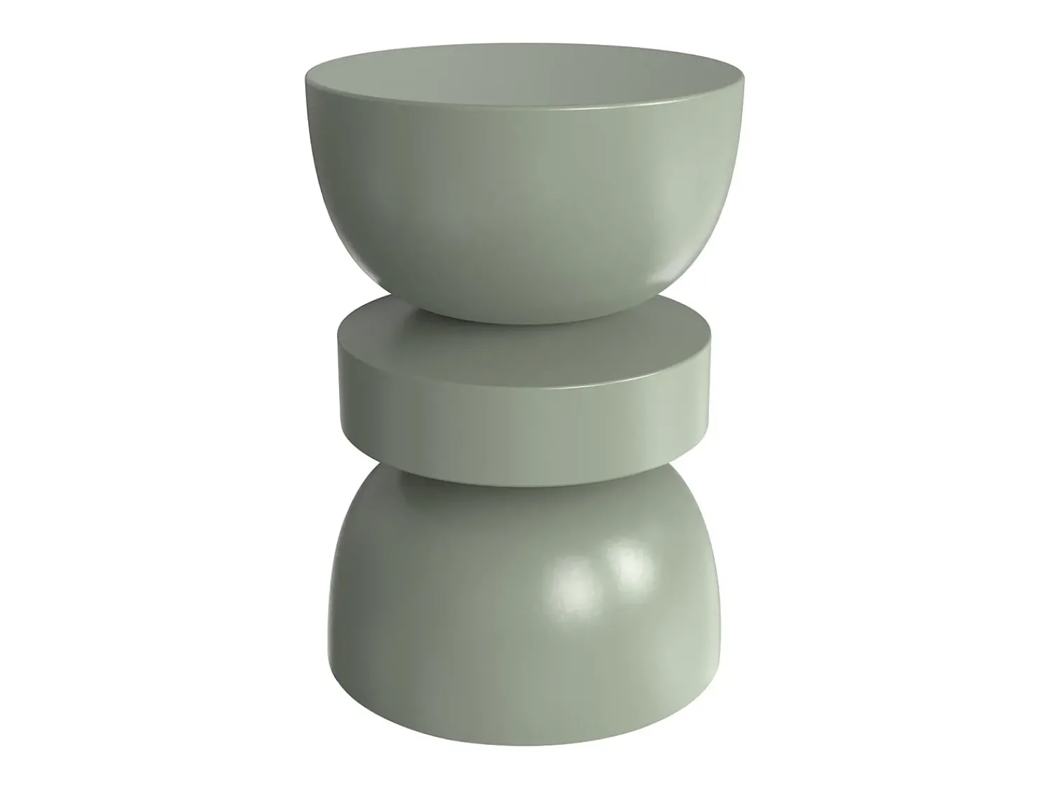 Mesa De Apoio*Vente-unique Mesa de apoio em metal estilo design cor verde - TUVAMI Caqui / Verde
