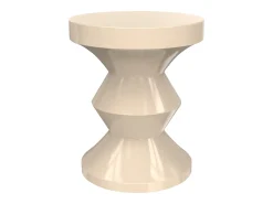 Mesa De Apoio*Vente-unique Mesa de apoio em metal estilo design cor - ZOLIMI Bege