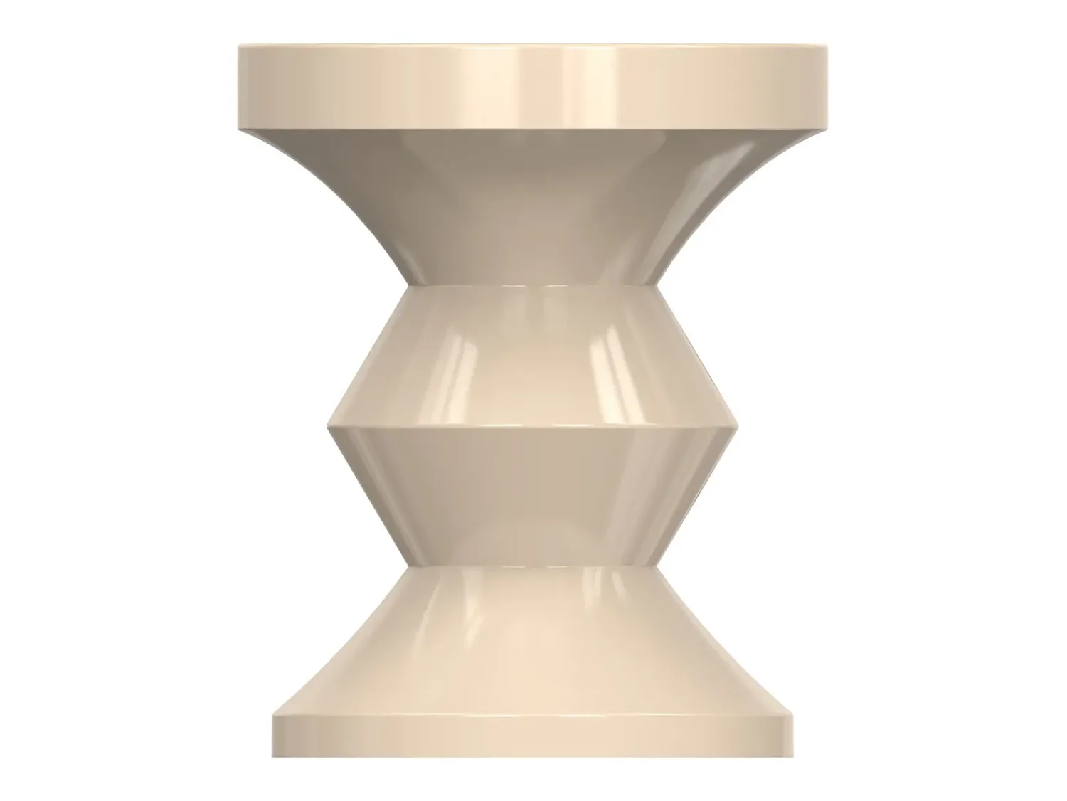Mesa De Apoio*Vente-unique Mesa de apoio em metal estilo design cor - ZOLIMI Bege