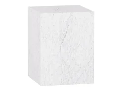 Mesa De Apoio| Mesa de apoio em mármore – – Dove Low Branco