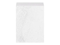 Clearance Mesa de apoio em mármore – – Falcon Branco