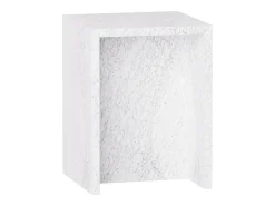 Clearance Mesa de apoio em mármore – – Falcon Branco