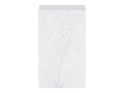 Discount Mesa de apoio em mármore – – Dove Tall Branco