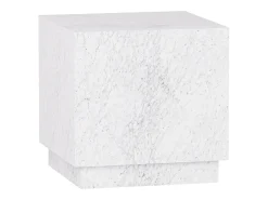 Hot Mesa de apoio em mármore – – Heron Branco
