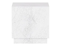 Hot Mesa de apoio em mármore – – Heron Branco