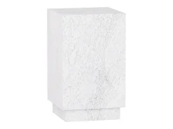Mesa De Apoio| Mesa de apoio em mármore – – Heron Tall Branco