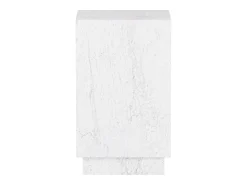 Mesa De Apoio| Mesa de apoio em mármore – – Heron Tall Branco