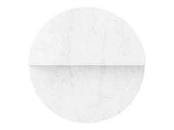 Mesa De Apoio* Mesa de apoio em mármore – – Swan Low Branco