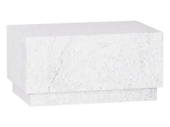 Mesa De Apoio| Mesa de apoio em mármore – – Heron Wide Branco