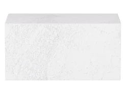 Best Mesa de apoio em mármore – – Dove Wide Branco
