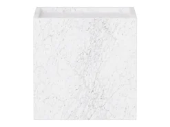 Mesa De Apoio* Mesa de apoio em mármore – – Crow Branco