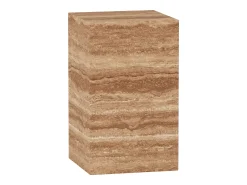 Mesa de apoio em travertino – nogueira – Dove Tall^ Mesa De Apoio