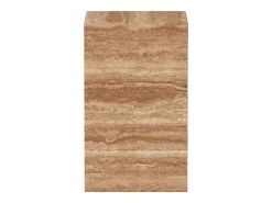 Mesa de apoio em travertino – nogueira – Dove Tall^ Mesa De Apoio