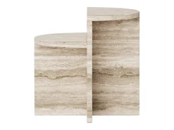 Online Mesa de apoio em travertino – – Swan Bege