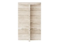 Mesa de apoio em travertino – – Swan Tall^ Mesa De Apoio