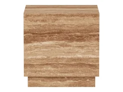 New Mesa de apoio em travertino – nogueira – Heron Castanho