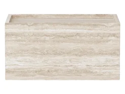 Mesa De Apoio* Mesa de apoio em travertino – – Crow Wide Bege
